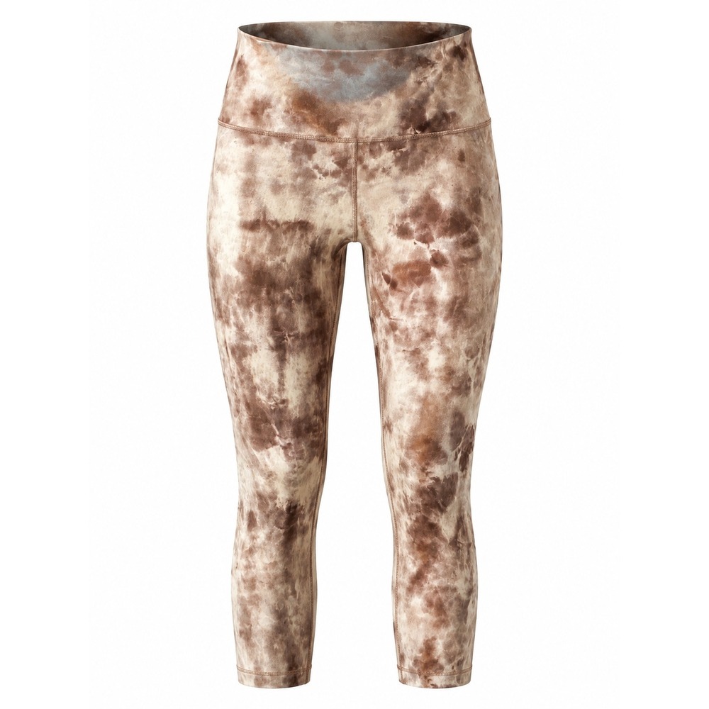 Lululemon Align Leggings Womens 10 Diamond Dye Misty Shell Cacao Foil 25in Nulu